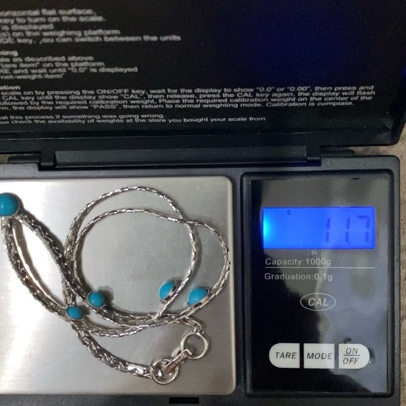 SARAH COVENTRY “Summer Skies”Faux Turquoise Micro Cabochon Silver-tone Necklace - Picture 10 of 12